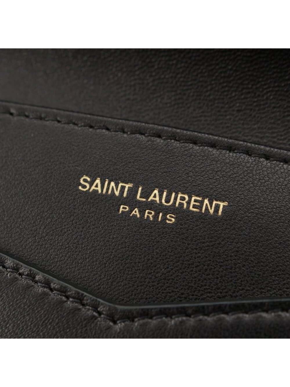 Saint Laurent Matelasse Leather Chain Clutch Black - Picture 7 of 10